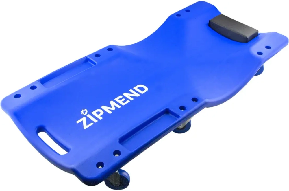 Лежак ремонтный подкатной, пластиковый, 6 колёс