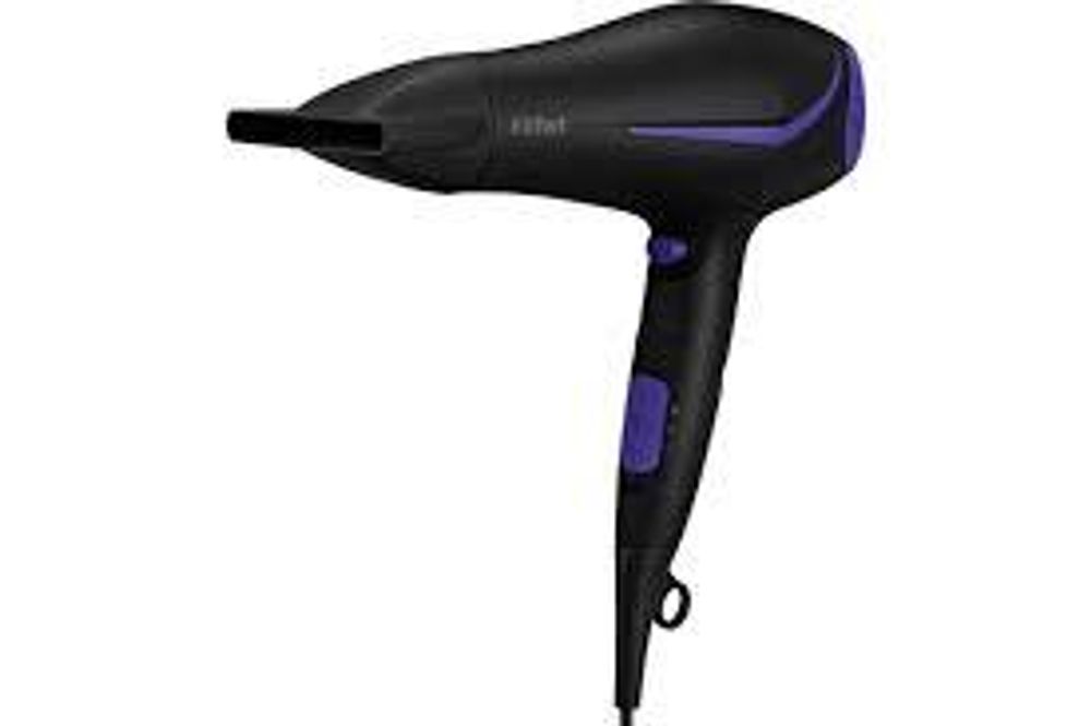 Фен Kitfort КТ-3230-1 черно-фиолетовый Фен Kitfort КТ-3230-1 черно-фиолетовый