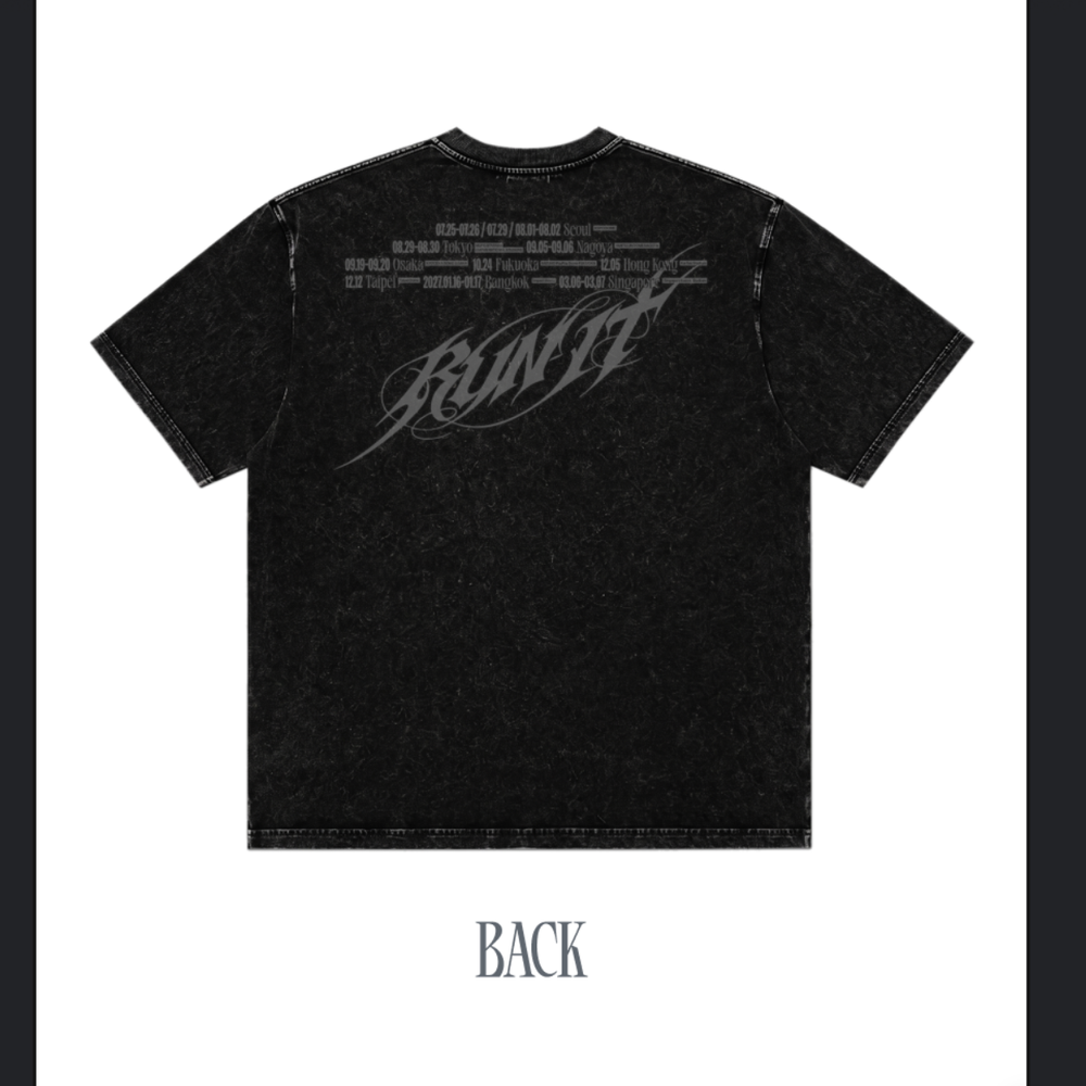Мерч Stray Kids T-SHIRT - RUN IT (футболка)