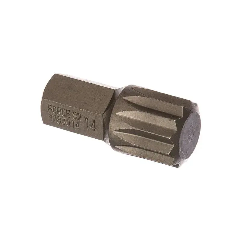 Бита 10 мм Spline M14 длина 30 мм, Force 1783014