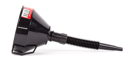 Воронка пластиковая разборная с фильтром, 160 мм., черная