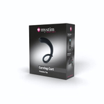 Черный массажер простаты Curving Curt - 13 см. (Цвет: черный)