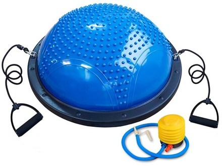 Балансировочная платформа с двумя съёмными эспандерами XW-BD58  (синий)