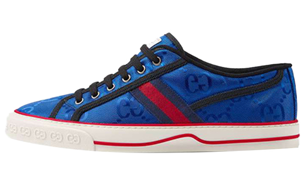 GUCCI Gucci Tennis 1977 Off the Grid casual Fashion sneakers men's Blue and Red