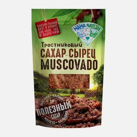 Сахар тростниковый Mama Nature Muscovado 500г
