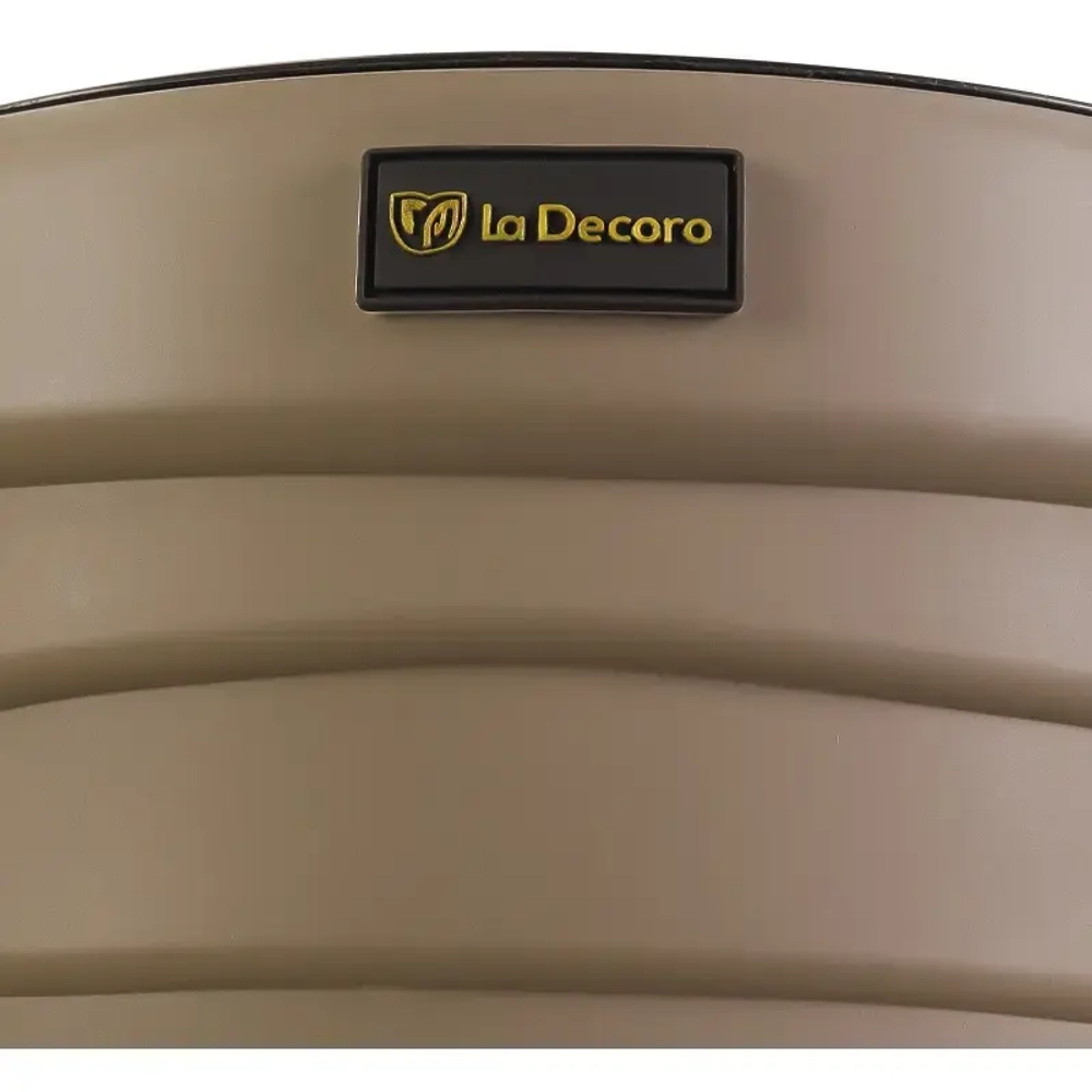 Кашпо для цветов пластиковое 7,5л d-27,1см «Бархан» Мокачино