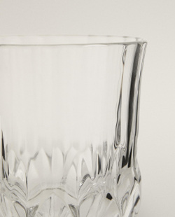 Zara Home стакан из стекла, цвет прозрачный, 10.5 см