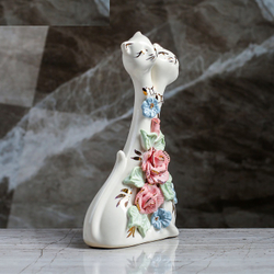 Статуэтка "Милые Котики" керамика , 18см