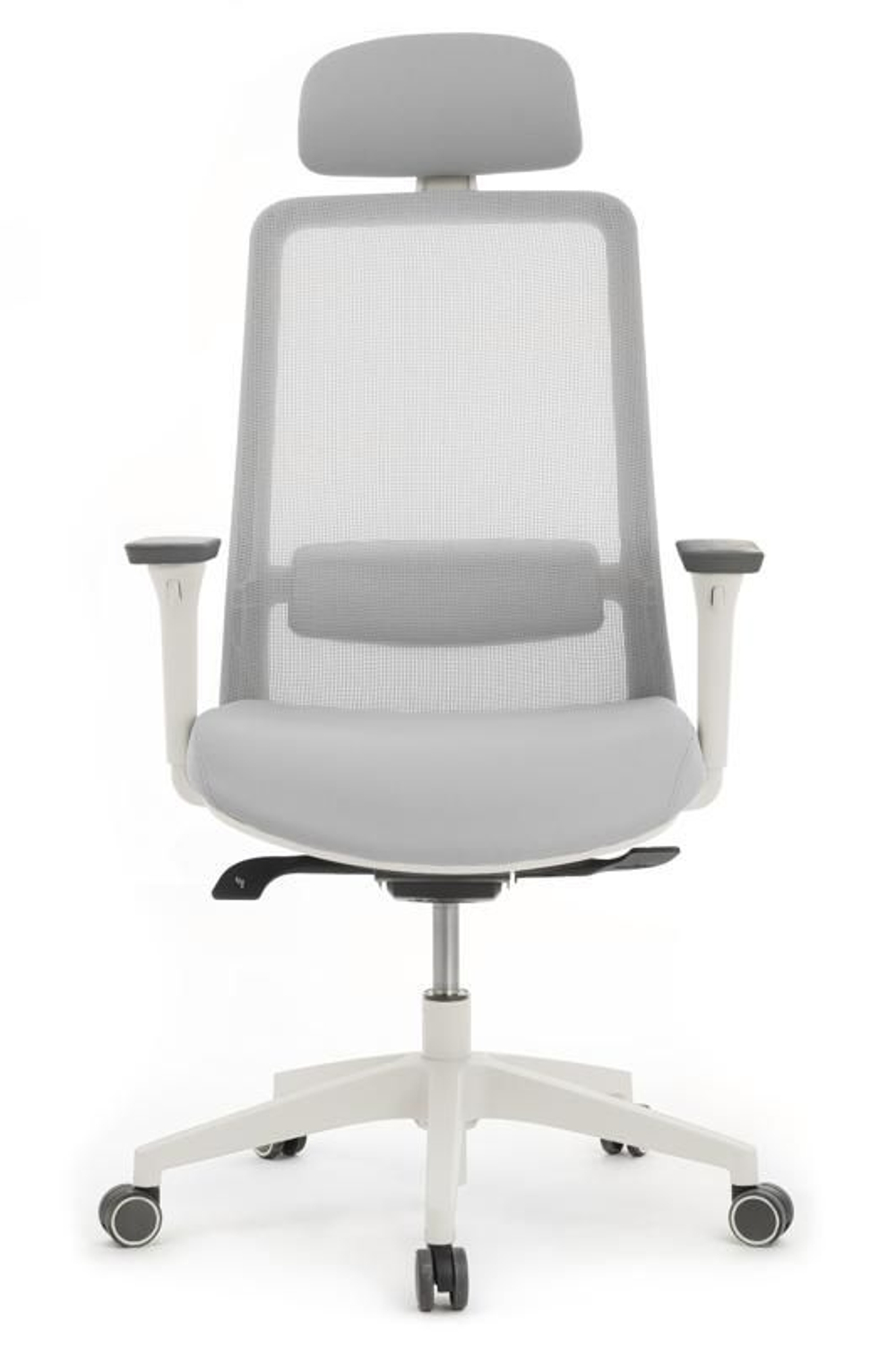 Кресло Riva Ворк W-218C WHITE Светло-серый