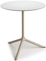 Стол ламинированный обеденный Scab Design Tripe Maxi, тортора, белый