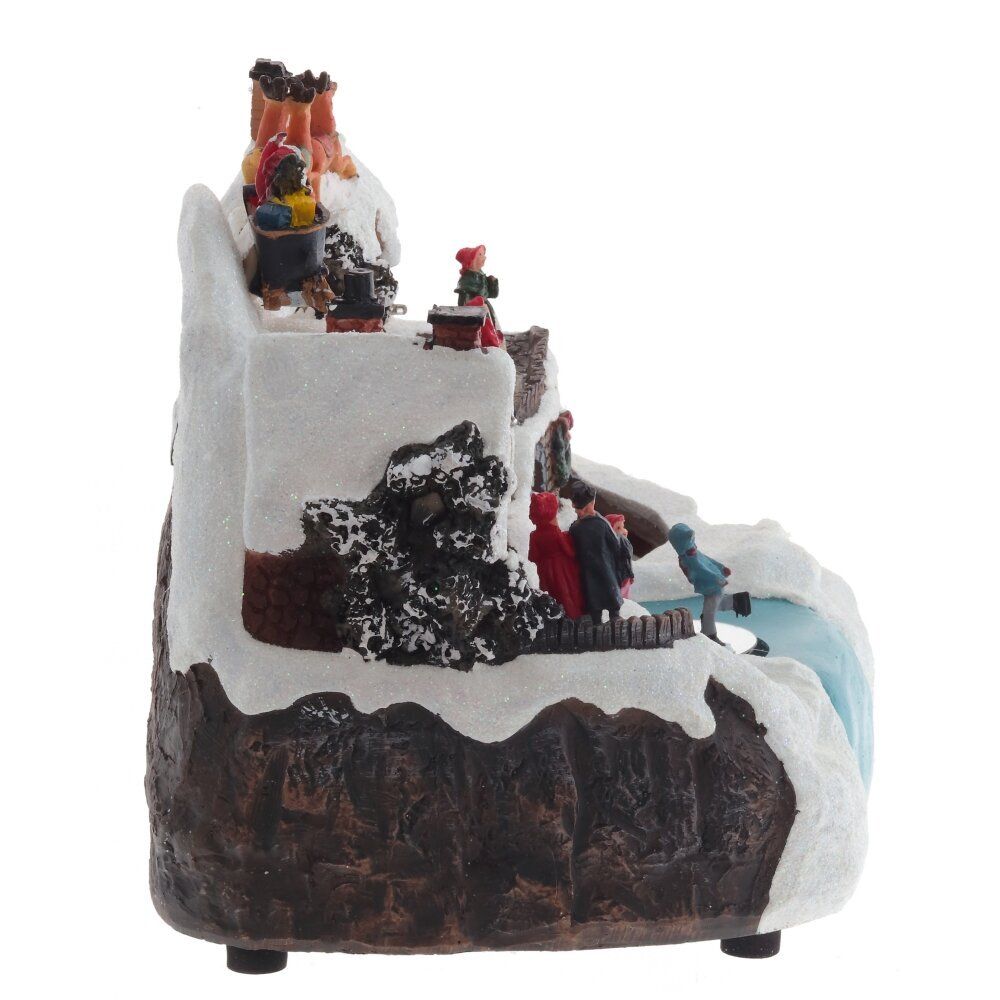 GAEM Фигурка декоративная "Рождество" (4 мелодии, подсвет, движ, 3xAA н/п, +USB), L30 W20 H20 см