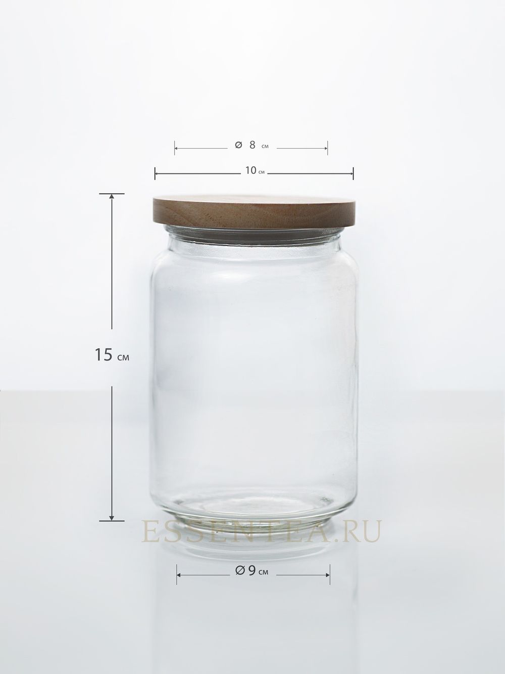 банка стеклянная высота