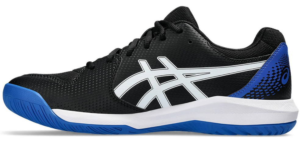 Мужские кроссовки теннисные Asics Gel-Dedicate 8 - black/tuna blue