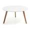 Журнальный столик Brick Ø90 см, белый