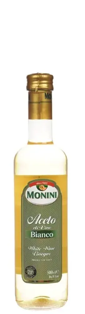 Уксус винный белый Монини (Monini White Wine Vinegar) 0,5 л.