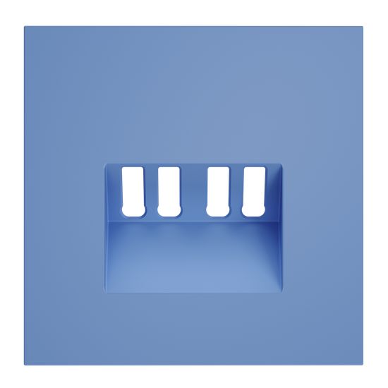 Накладка для розетки акустической 4-местной , S70 (деним)