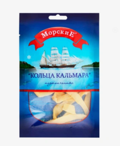 Кольца кальмара Морские подкопчённые 36 г