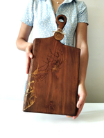 Разделочная доска из спила Сибирского кедра