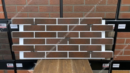 Клинкерная фасадная термопанель Paradyz Semir Brown ППС