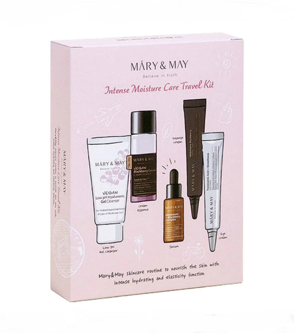 Набор миниатюр увлажняющий MARY&MAY Intense Moisture Care Travel Kit