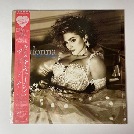Винтажная виниловая пластинка LP Madonna Like A Virgin (Japan 1984) (Obi) Dress You Up