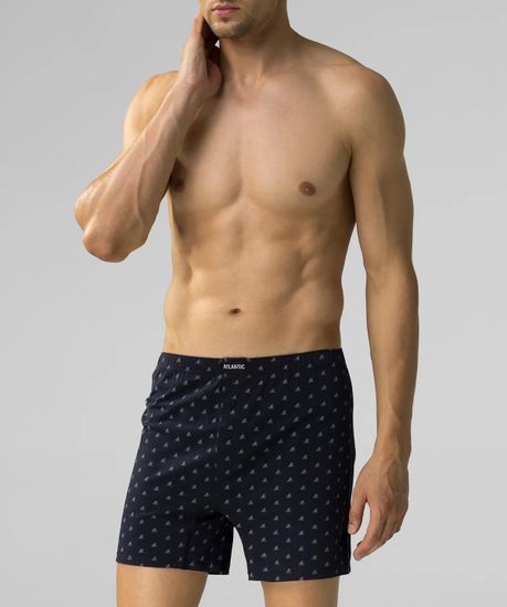 Трусы (2 шт) мужские семейные Atlantic 2MBX-060, темно-синий + серый