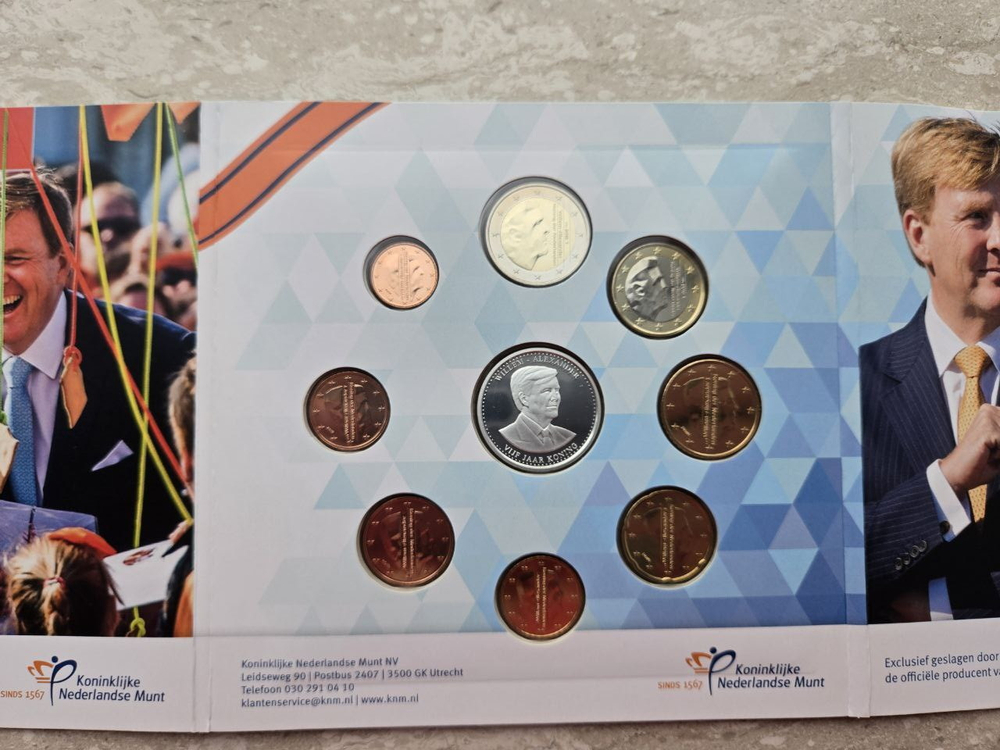 Netherlands 2018 BU Theme Set – Five Years of King Willem-Alexander