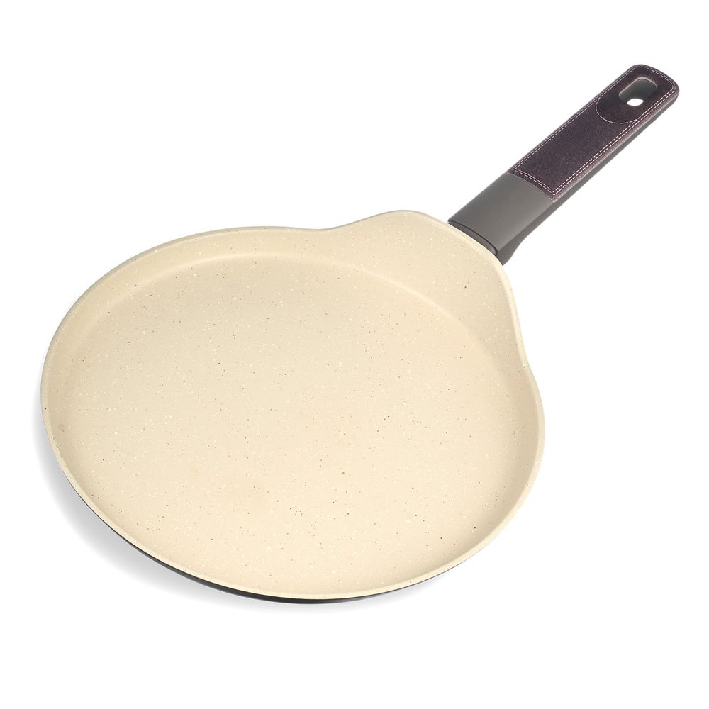 СКОВОРОДА БЛИННАЯ С АНТИПРИГАРНЫМ ПОКРЫТИЕМ PFLUON MARBLE, 24*4,3 СМ