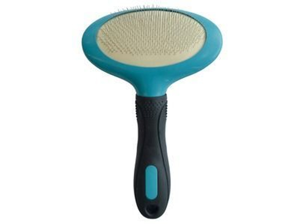 M-PETS Щетка-сликер пуходерка овальная L, 12,5 x19,5 см