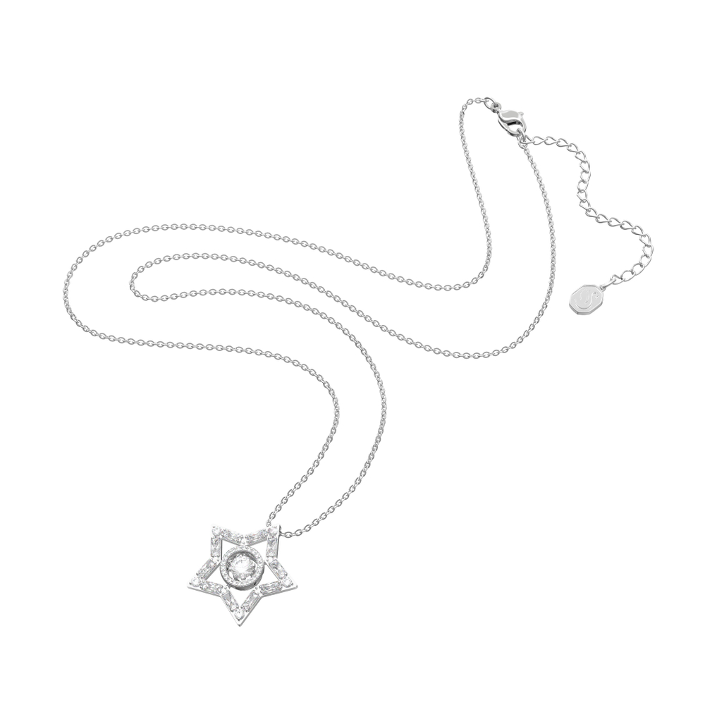 STELLA:PEND CZ WHITE/RHS