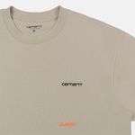  Футболка мужская Carhartt WIP Script Embroidery  артикул:I030435_wall - купить в магазине Дайс