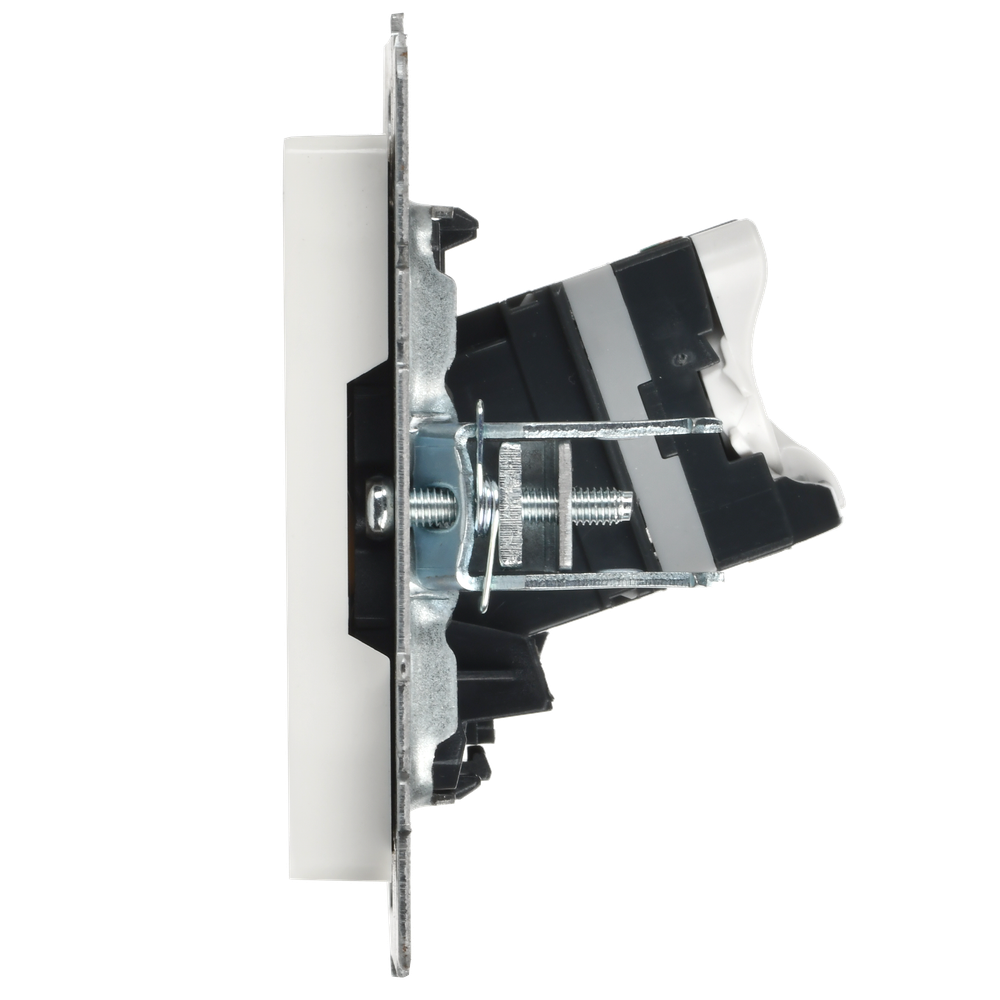 BRITE Розетка компьютерная RJ45 кат.5E РК10-БрБ белый IEK