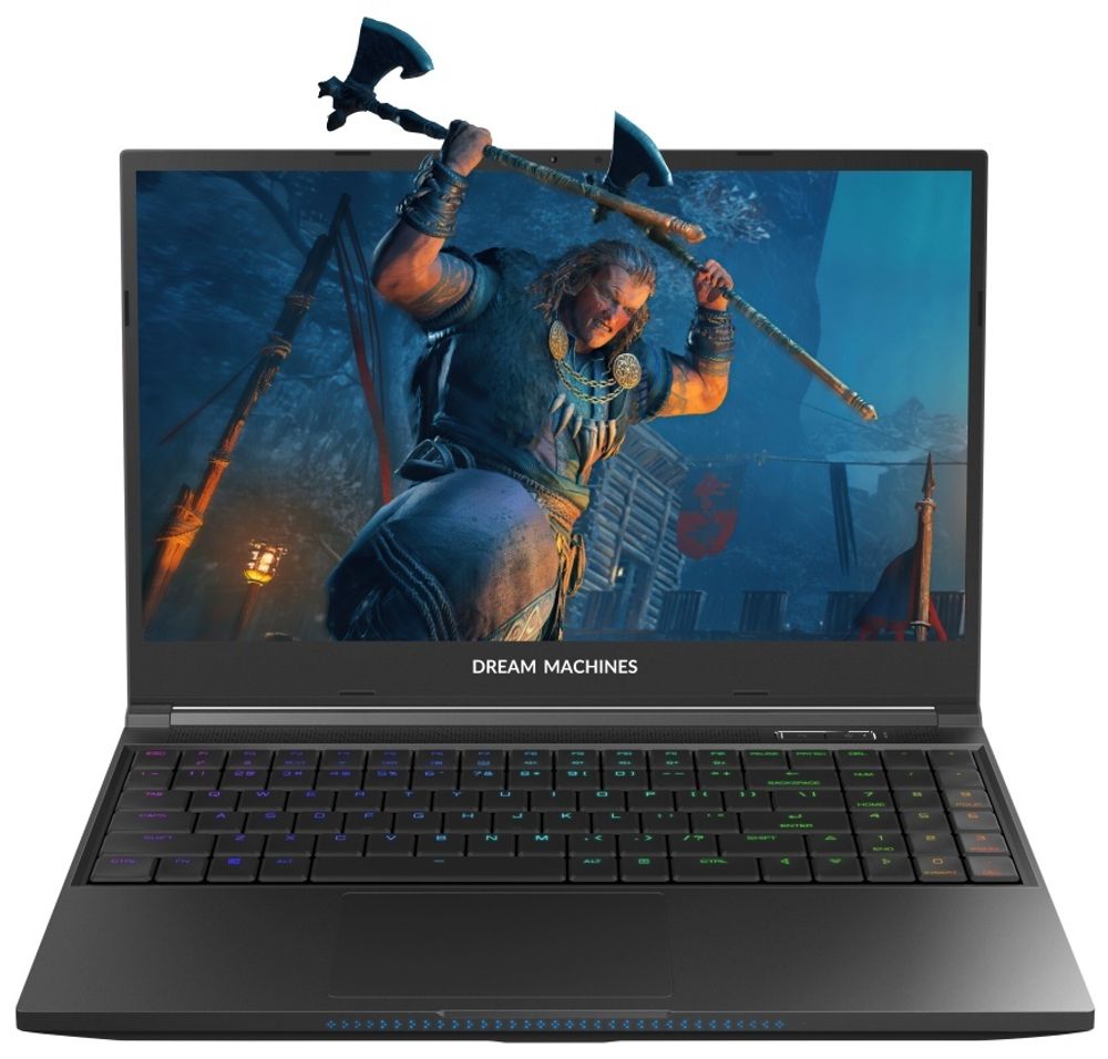 Ноутбук Dream Machines RG3070Ti-15KZ21, 15.6&amp;quot; (1920x1080) WVA 240Гц/Intel Core i7-12700H/32ГБ DDR5/1ТБ SSD/NVIDIA GeForce RTX 3070 Ti 8ГБ/Без ОС, черный [RG3070Ti-15KZ21]