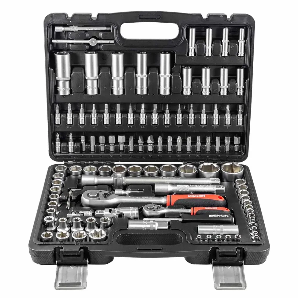Набор инструмента 108пр. 1/2'',1/4''(6гр.)(4-32мм) Baum Auto##BaumAuto BM-41082-5