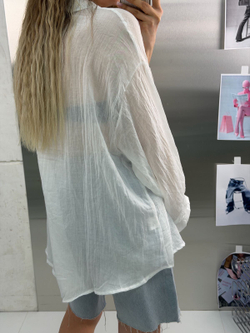 Рубашка женская 6162 цвет "белый"