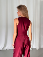 Брюки Office винный