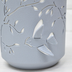 Кашпо Колибри 1,25л, серый жемчуг/белый