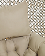 Подвесное кресло Cira разноцветное с подставкой