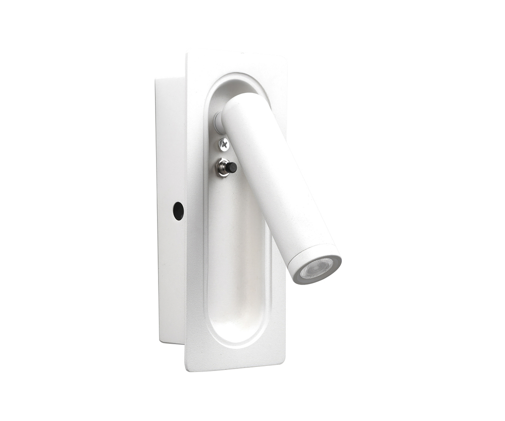 08071M,01 Бра встраиваемое Ризи белый Led 3W