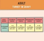 Влажный корм для кошек ZILLII (Зилли) Adult Cat Turkey 0,085кг индейка в соусе для кошек. 12 штук