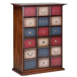 Комод "Пандора"- 4 с 4 ящиками Орех Mix