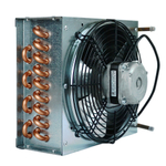 Конденсатор холодильного оборудования GH 2134 c двигателем 10-20 крыльчаткой и решеткой