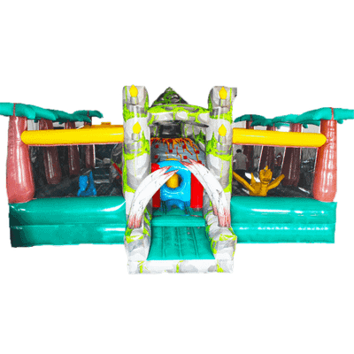 Надувной батут "Ущелье динозавра"