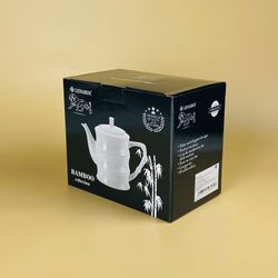 Lenardi 140-150 Чайник заварочный 1000мл BAMBOO в под.уп.(х16)Фарфор