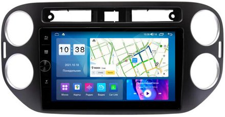 Магнитола для Volkswagen Tiguan 2011-2017 - Parafar PF488LHDAV на Android 12, ТОП процессор, 3Гб+32Гб, CarPlay, 4G SIM-слот