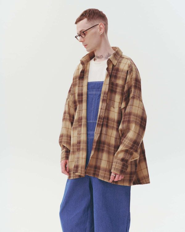 Рубашка Cowboy Shirt бежевая - фото 3