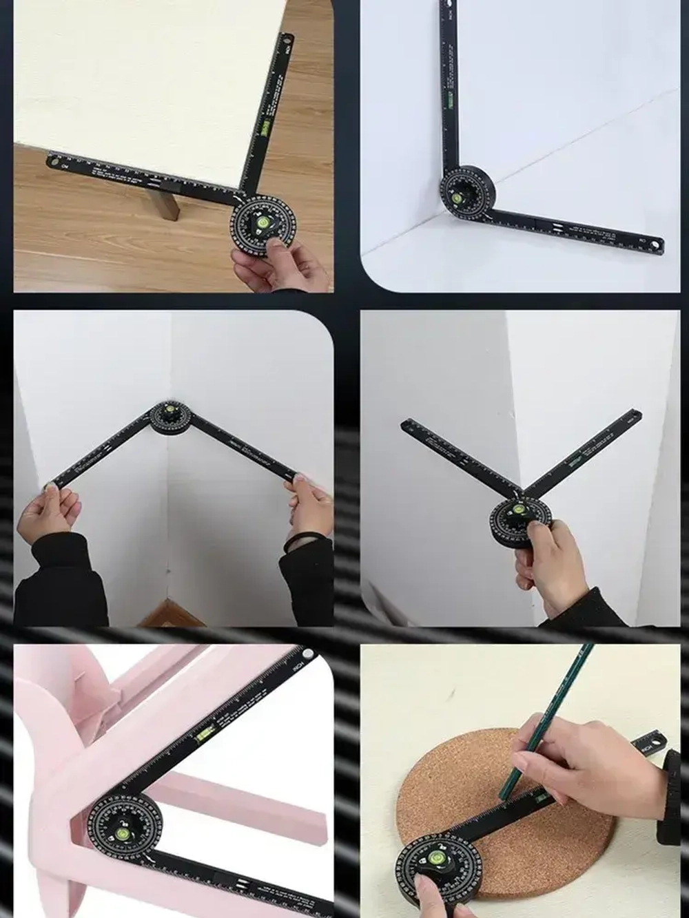 Угломер 600мм х 300мм, Нержавеющая сталь