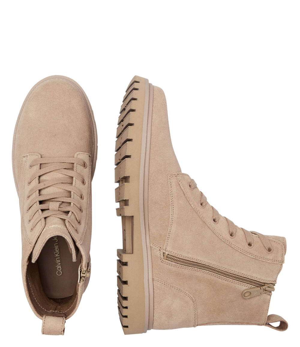 Кожаные трапперы CALVIN KLEIN JEANS - бежевый(YM0YM01070)