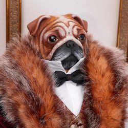 Кукла коллекционная Бульдог Джон Стюарт Милль