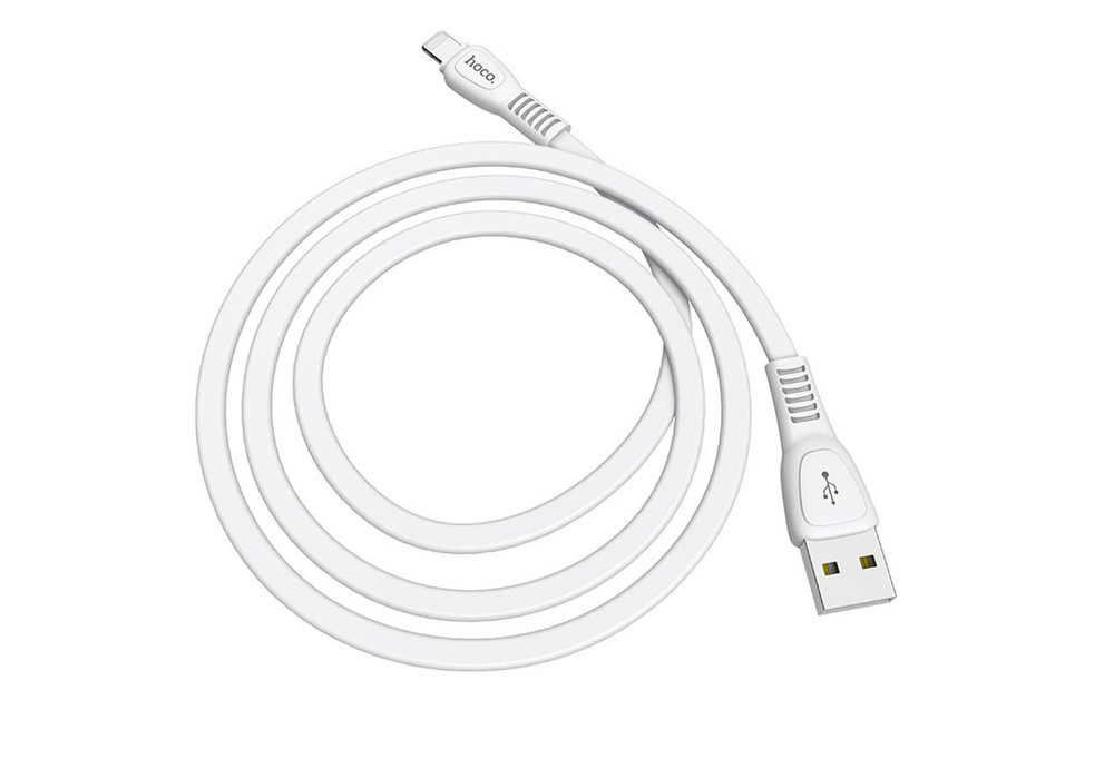 Кабель USB HOCO X40 Noah для Lightning, 2.4А, длина 1 м, белый
